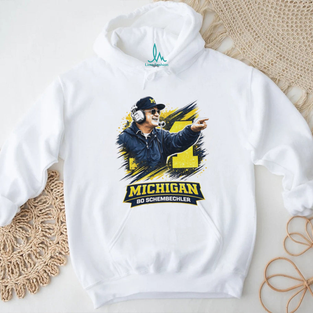 Michigan Football Bo Schembechler Legend Tribute Sports T Shirt