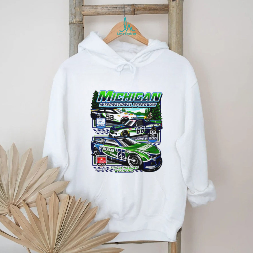 Michigan International Speedway Triple Header Racing T Shirt