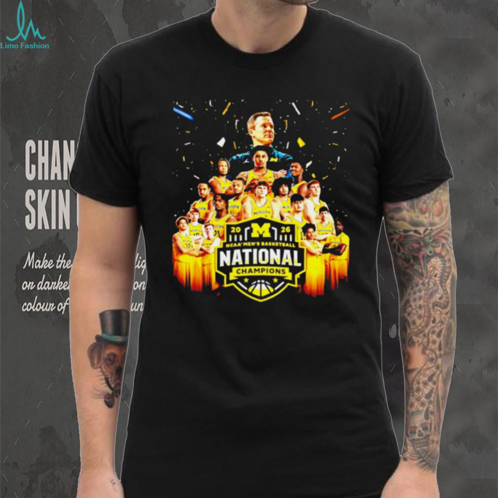 Michigan Men’s Basketball 2026 National Champions Team T Shirt