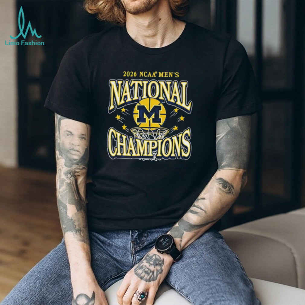 Michigan NCAA Men’s National Champions 2026 Basketball T Shirt