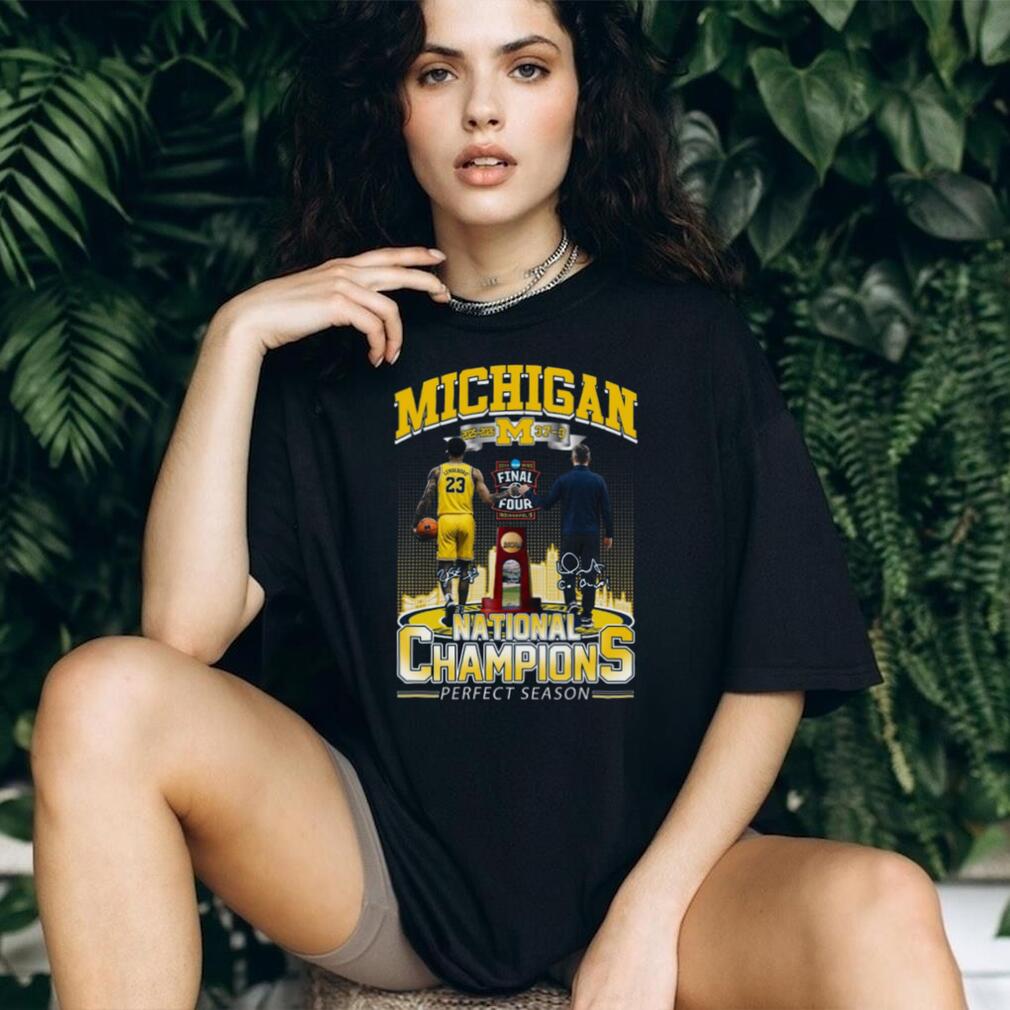 Michigan National Champions 2026 Perfect Season Final Four Basketball T Shirt