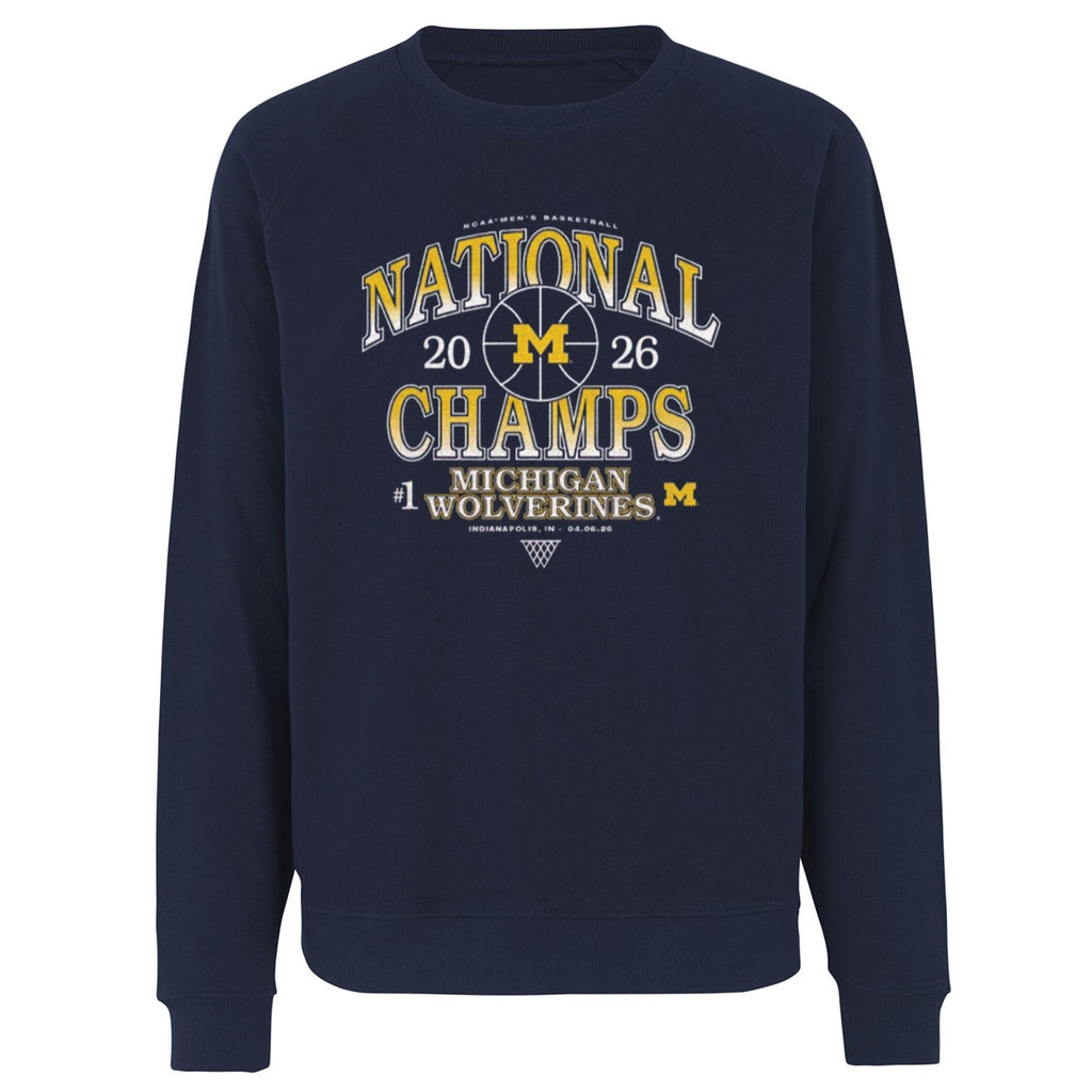 Michigan Wolverines #1 Men’s Basketball National Champs 2026 Shirt