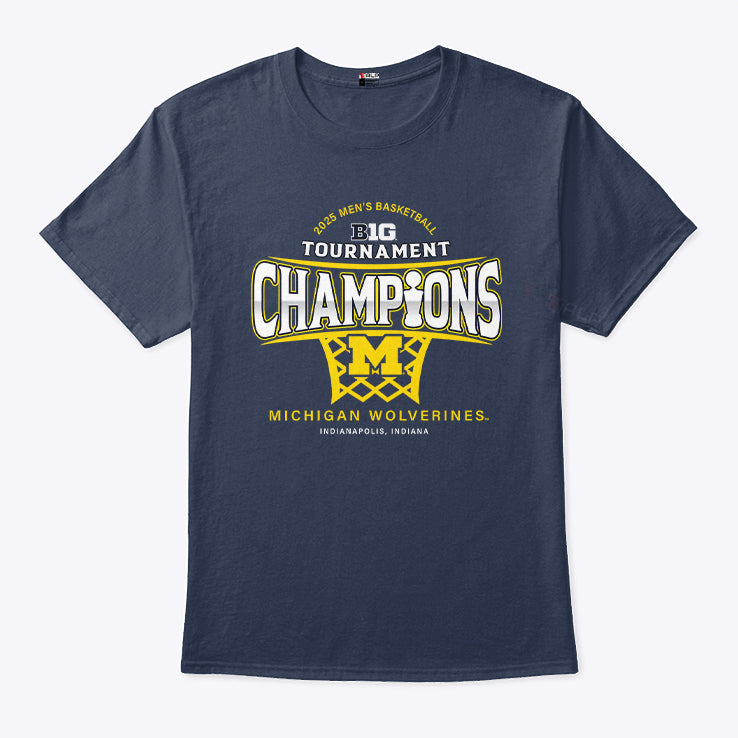 Michigan Wolverines 2025 Big Ten Tournament Champions Shirt