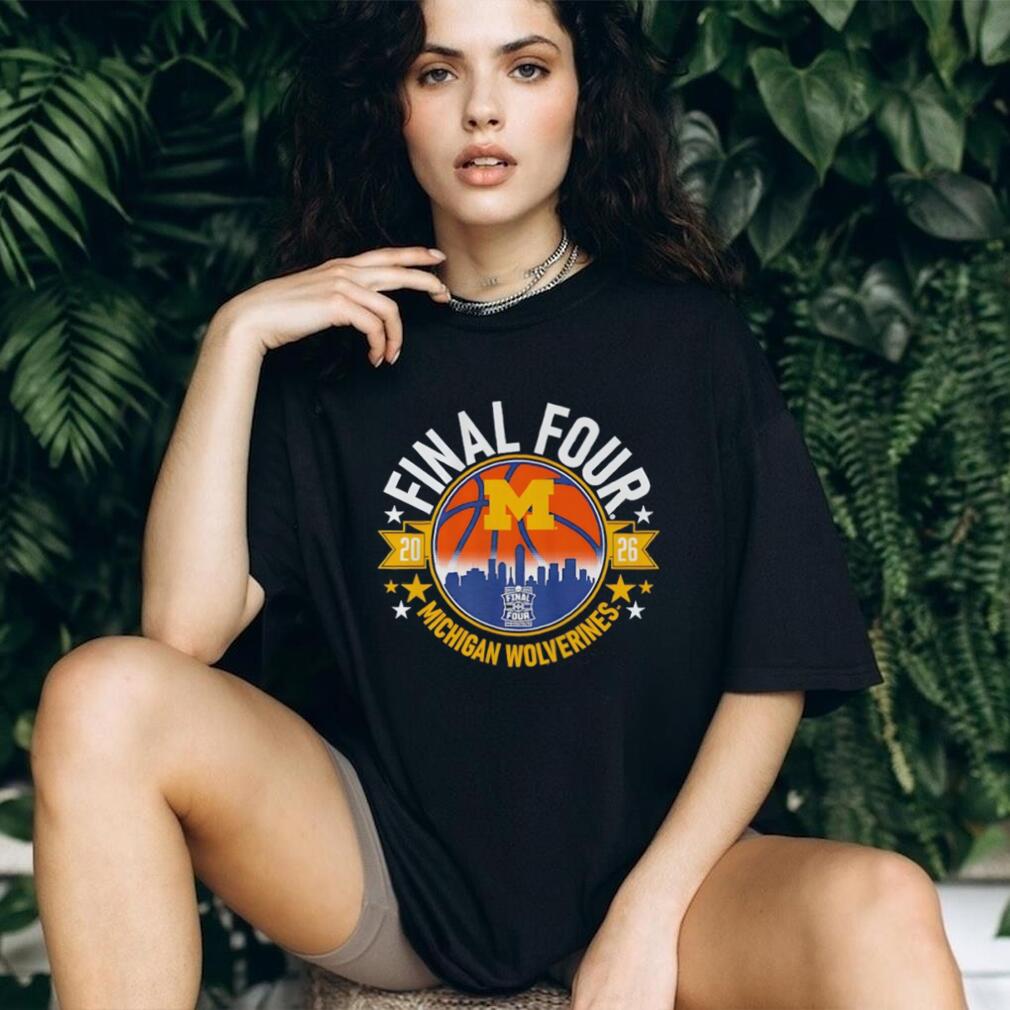 Michigan Wolverines 2026 Final Four Logo Basketball T Shirt