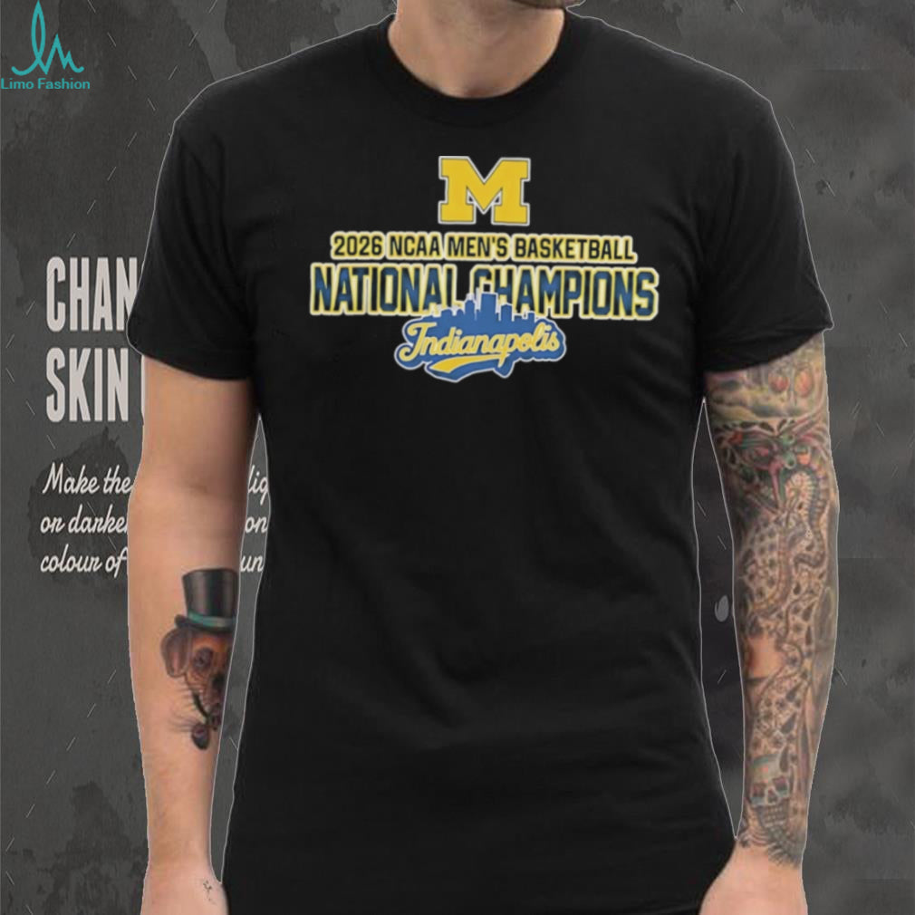 Michigan Wolverines 2026 NCAA Men’s Basketball National Champions Indianapolis T Shirt