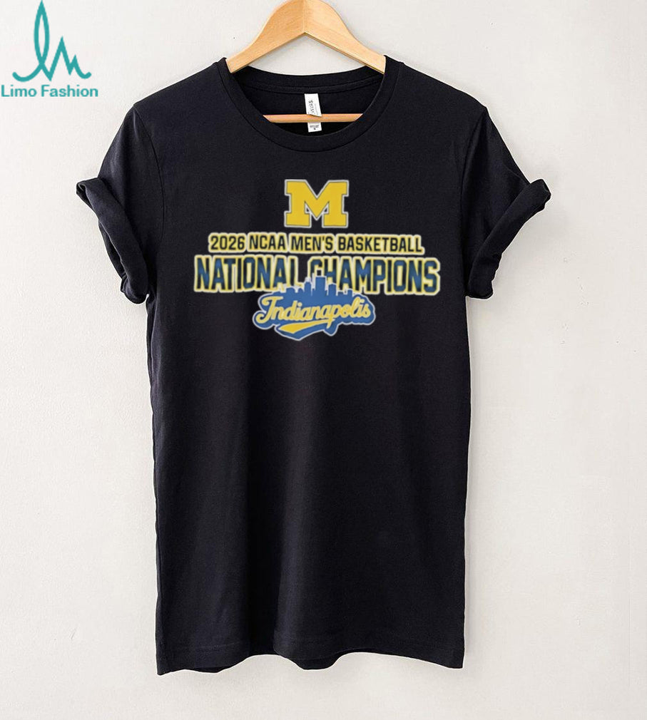 Michigan Wolverines 2026 NCAA Men’s Basketball National Champions Indianapolis T Shirt