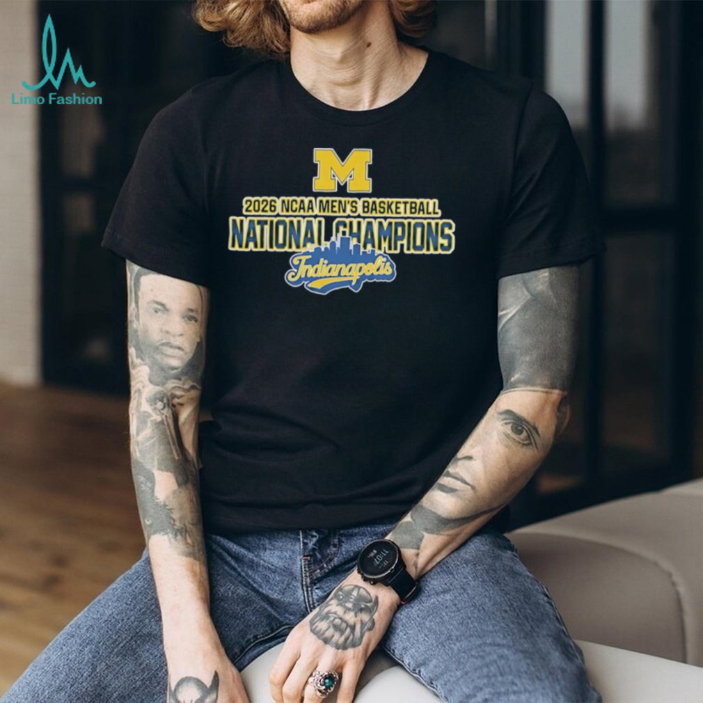 Michigan Wolverines 2026 NCAA Men’s Basketball National Champions Indianapolis T Shirt