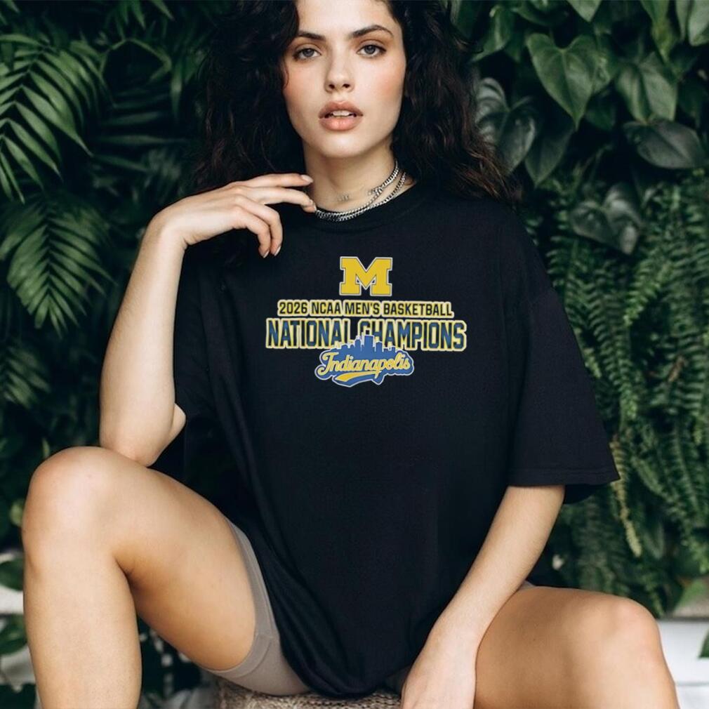 Michigan Wolverines 2026 NCAA Men’s Basketball National Champions Indianapolis T Shirt