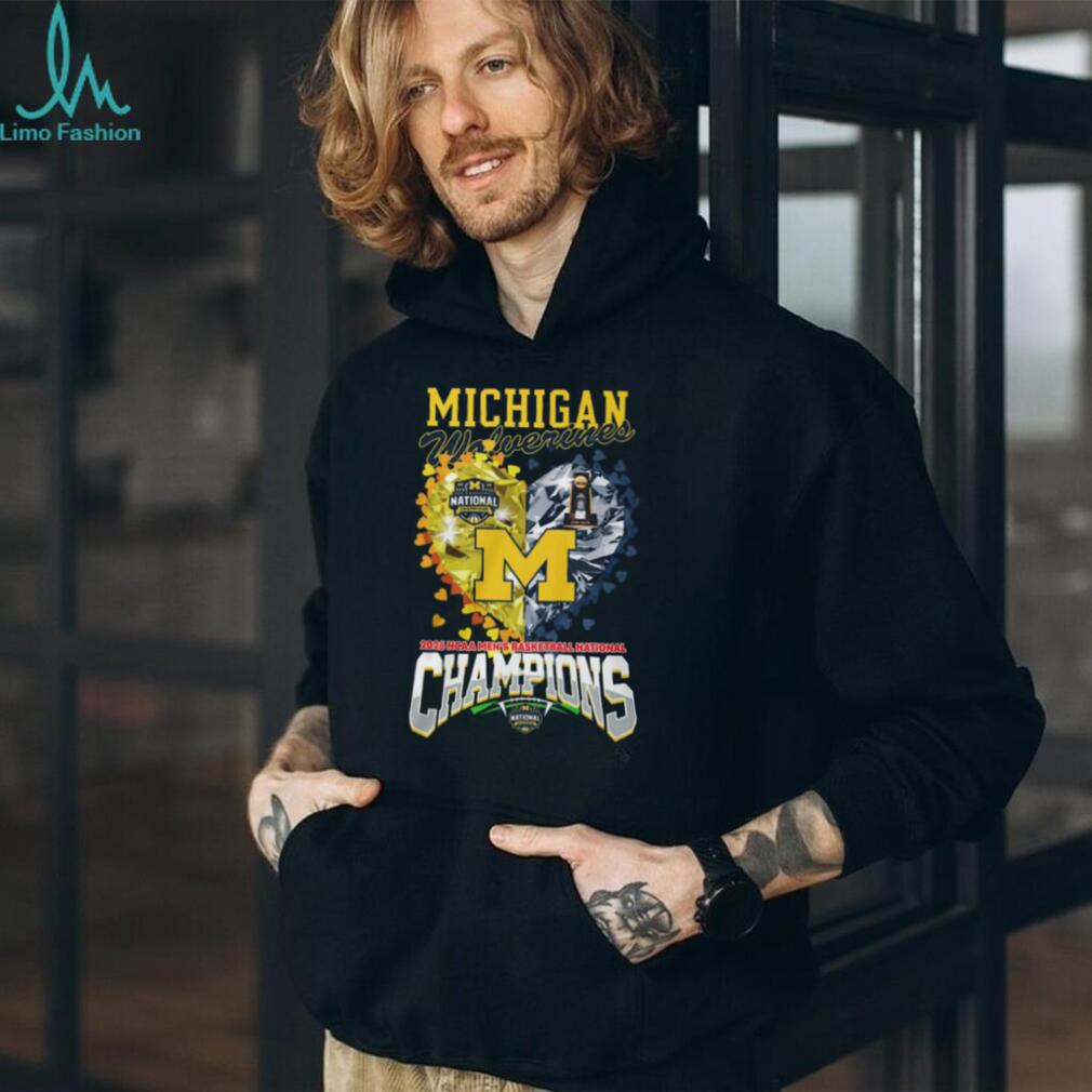 Michigan Wolverines 2026 National Champions Heart Diamond Graphic T Shirt