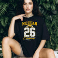 Michigan Wolverines 2026 National Champions Number 26 Signature Series T Shirt