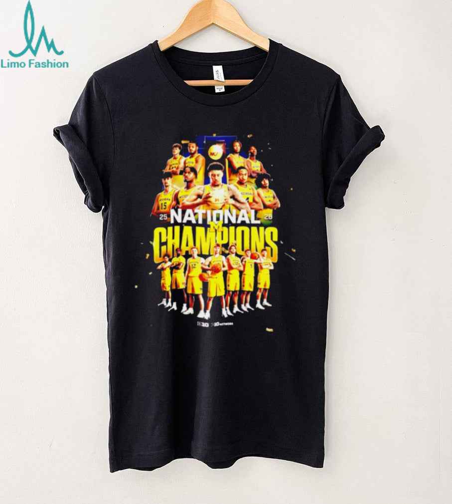Michigan Wolverines Basketball 2026 National Champions Trophy T Shirt