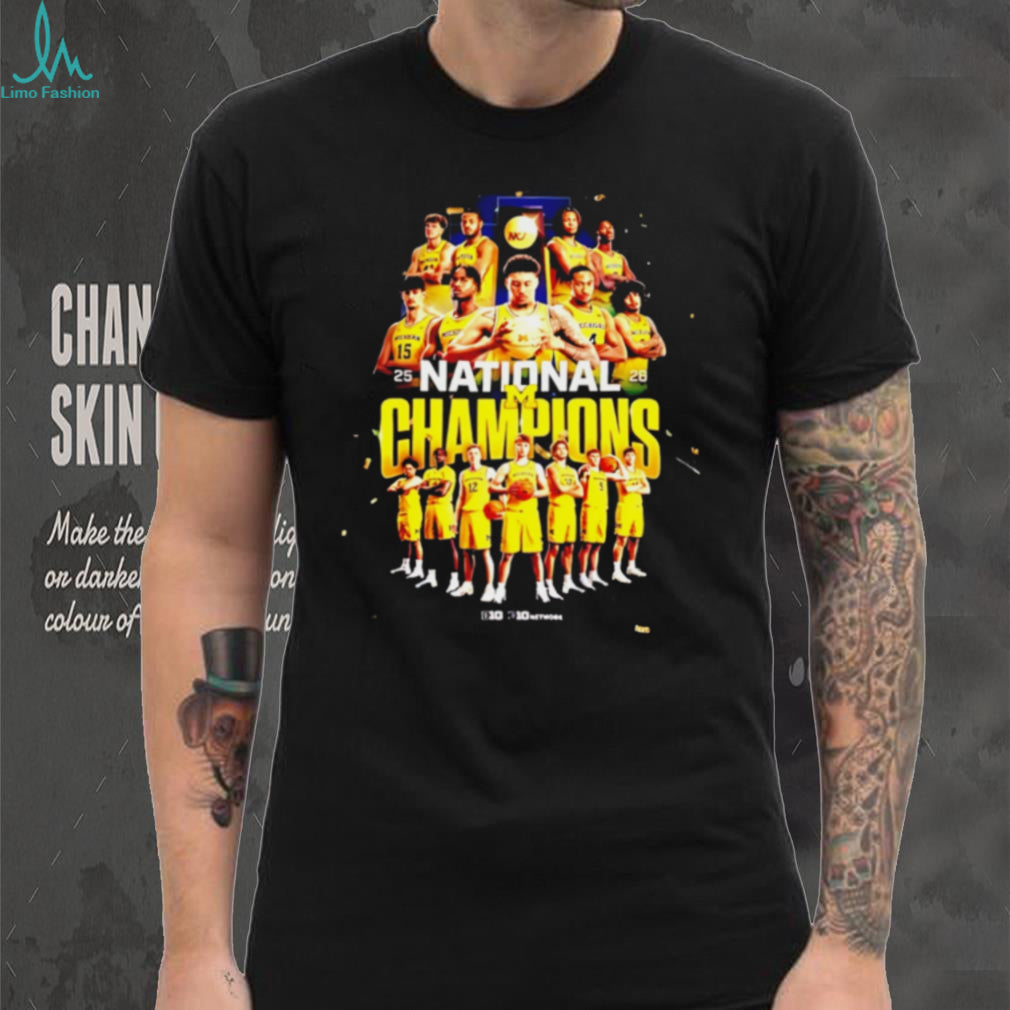 Michigan Wolverines Basketball 2026 National Champions Trophy T Shirt