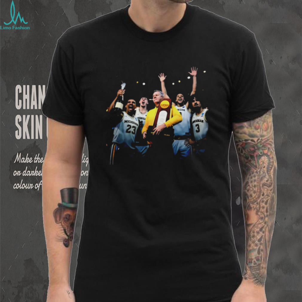 Michigan Wolverines Basketball National Champions Celebration Team T Shirt
