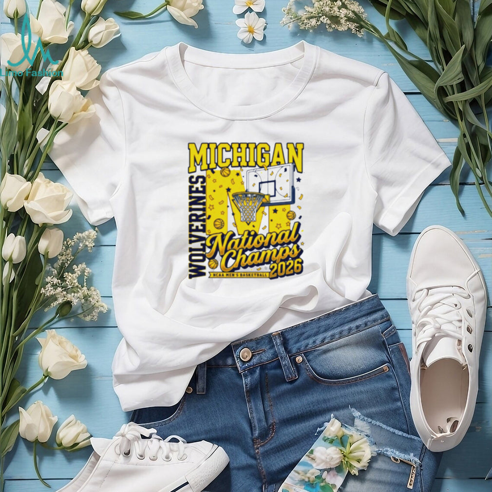 Michigan Wolverines National Champs 2026 NCAA Men’s Basketball T Shirt