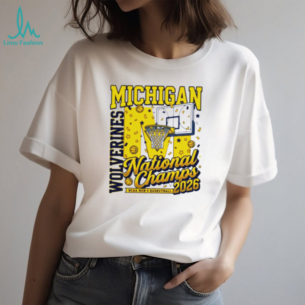 Michigan Wolverines National Champs 2026 NCAA Men’s Basketball T Shirt