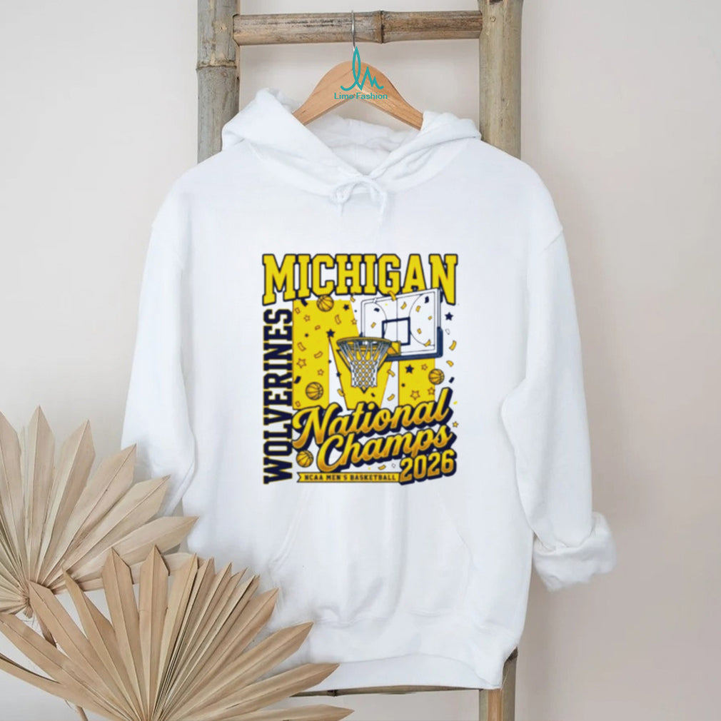 Michigan Wolverines National Champs 2026 NCAA Men’s Basketball T Shirt