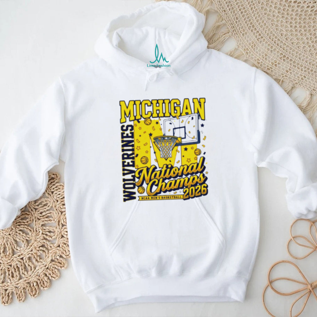 Michigan Wolverines National Champs 2026 NCAA Men’s Basketball T Shirt