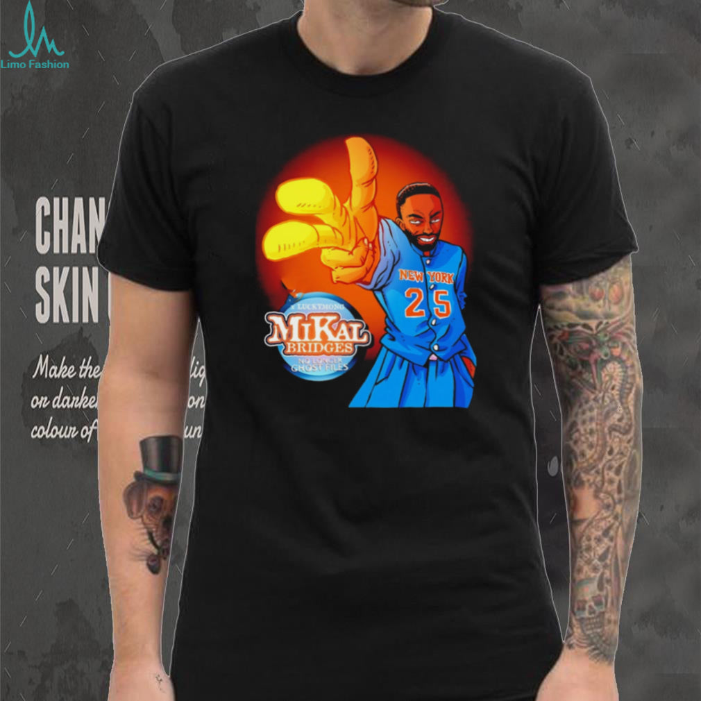 Mikal Bridges New York 25 No Longer Ghost Files Fan T Shirt