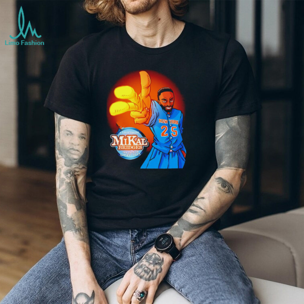 Mikal Bridges New York 25 No Longer Ghost Files Fan T Shirt