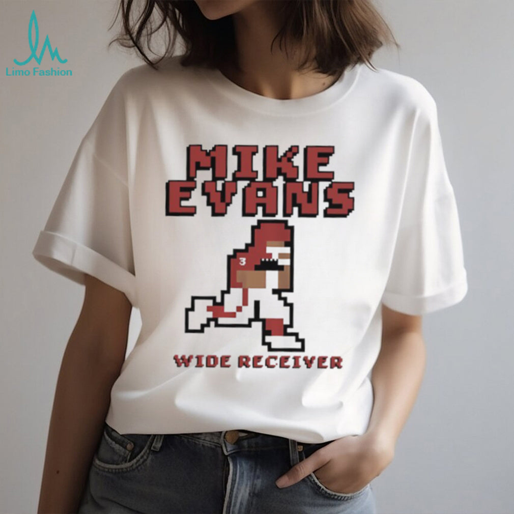 Mike Evans Wide Receiver 8 Bit Pixel Retro Football T Shirt