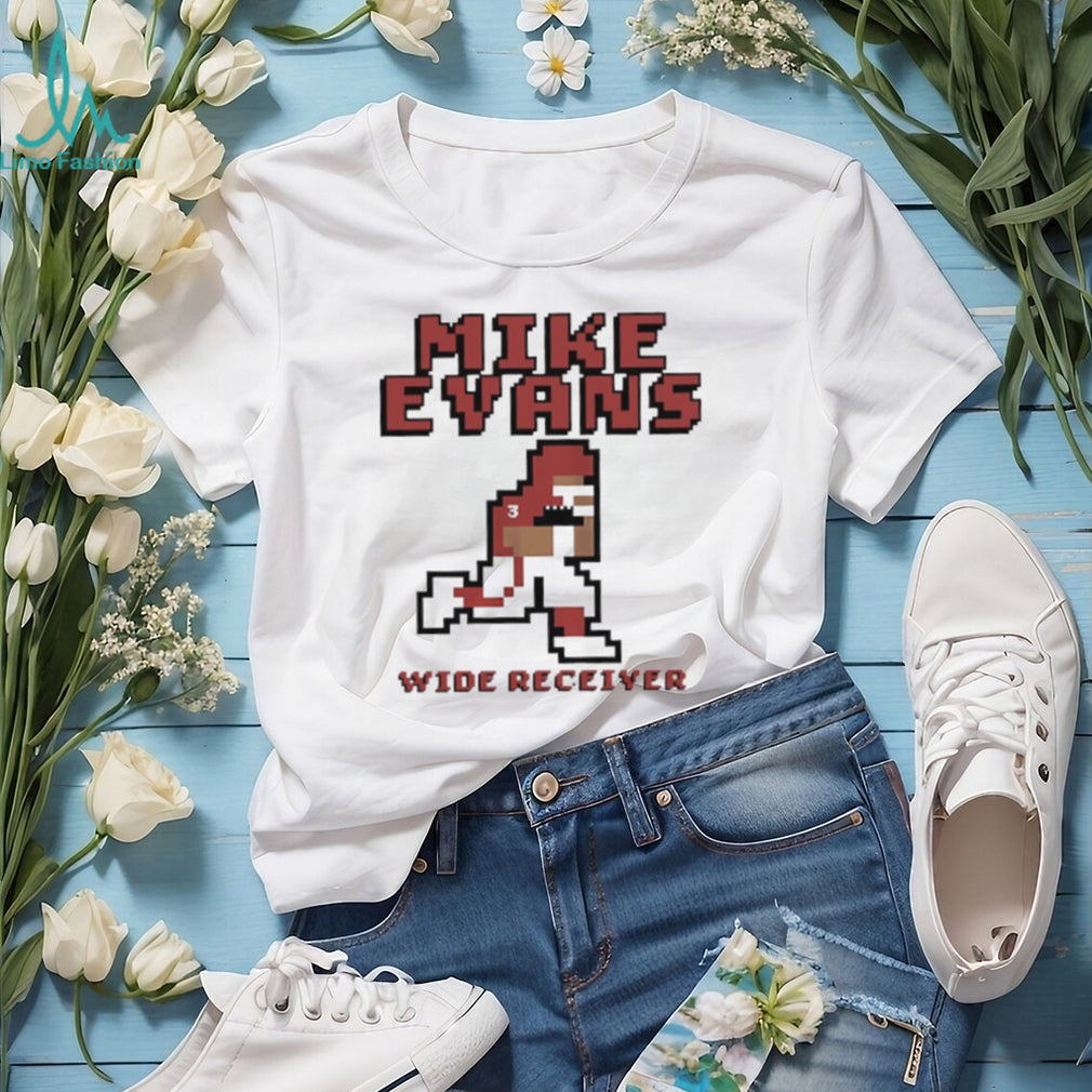 Mike Evans Wide Receiver 8 Bit Pixel Retro Football T Shirt