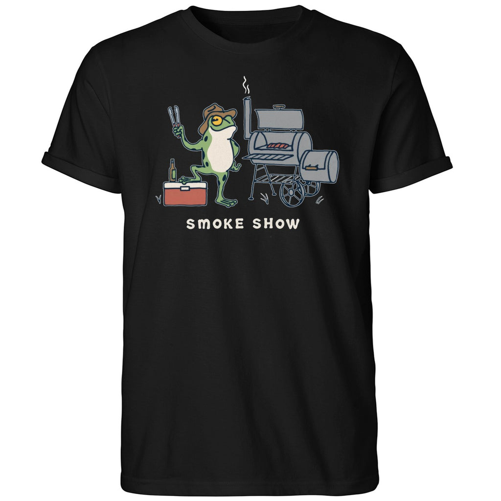 Mike Katic Wearing Smoke Show Frog Shirt