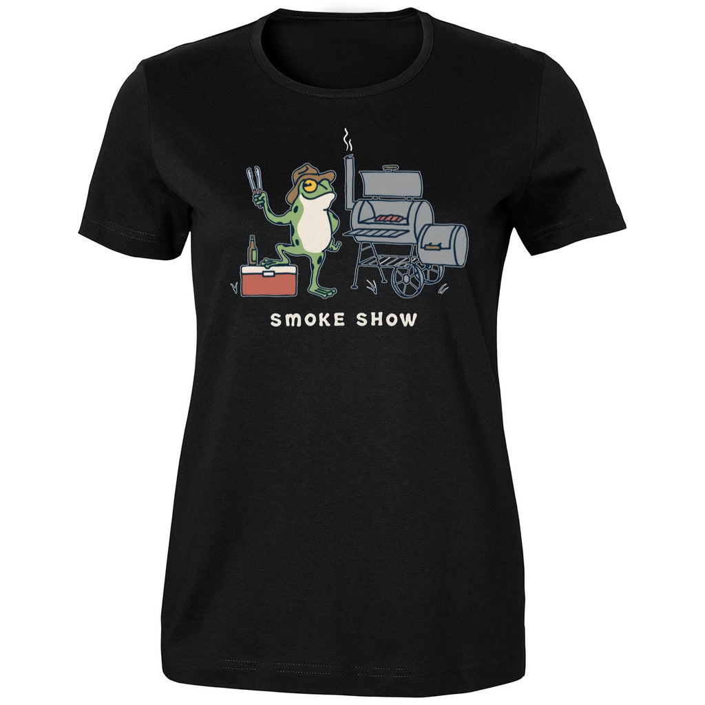 Mike Katic Wearing Smoke Show Frog Shirt
