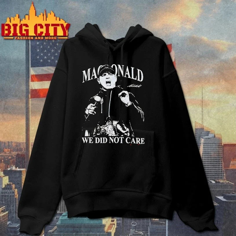 Mike Macdonald We Did Not Care signature t-shirt