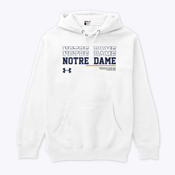 Mike Mickens Wearing Notre Dame Fighting Irish Hoodie