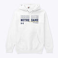 Mike Mickens Wearing Notre Dame Fighting Irish Hoodie