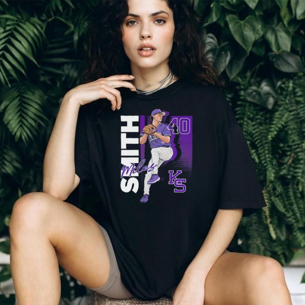 Miles Smith #40 KS Baseball Pitcher Graphic T Shirt
