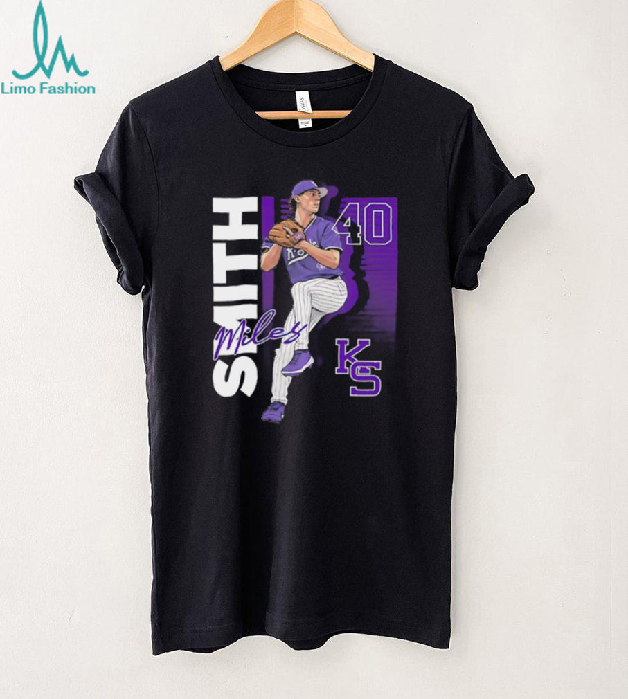 Miles Smith #40 KS Baseball Pitcher Graphic T Shirt