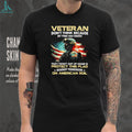 Military Veteran American Flag Protect Against Terrorism T Shirt
