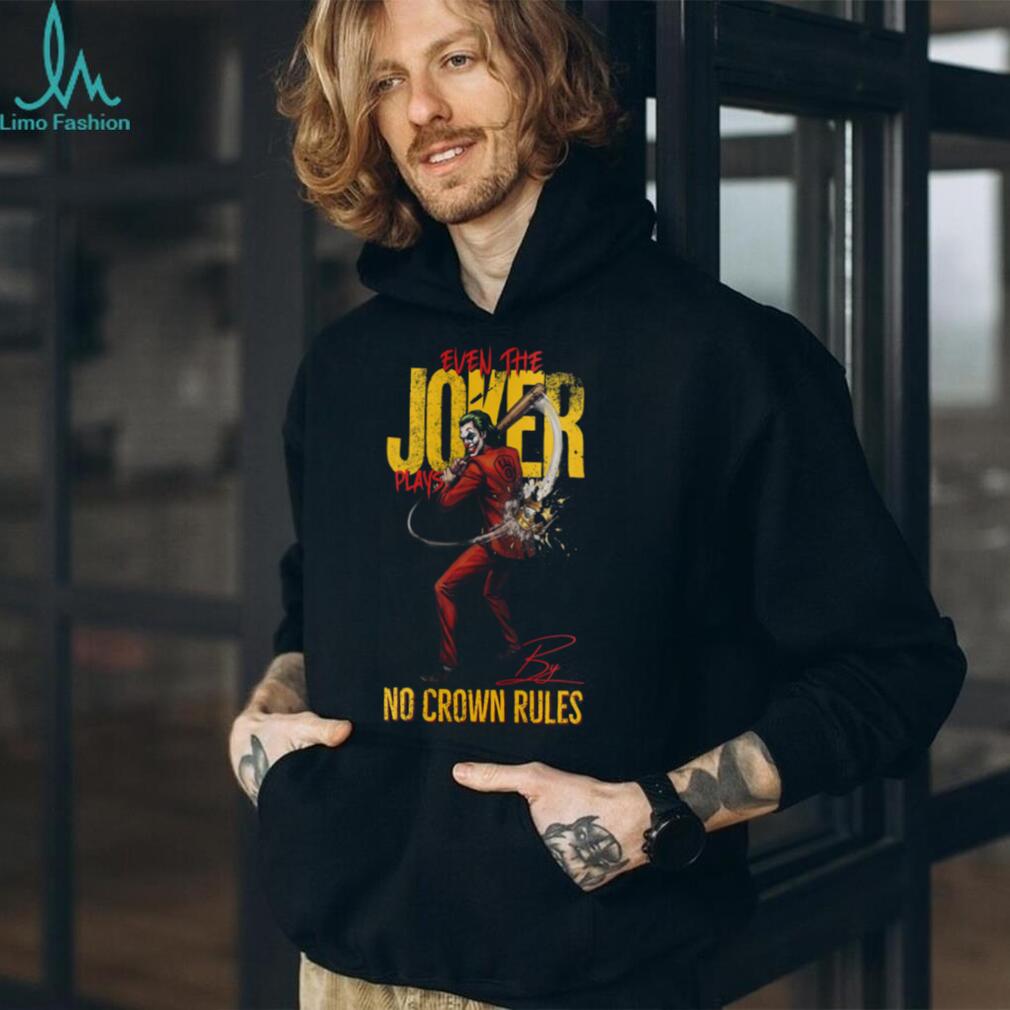 Milwaukee Brewers Joker Baseball Jersey, Even The Joker Plays By No Crown Rules T Shirt