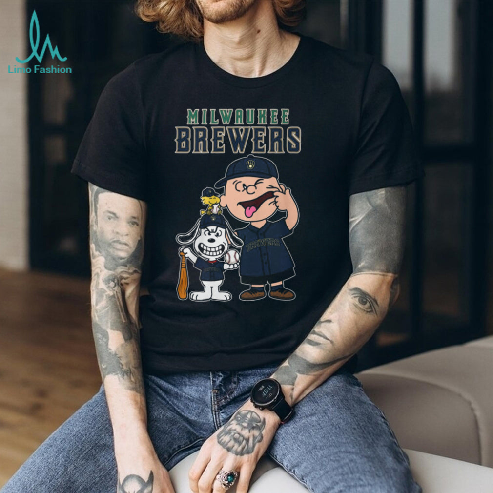 Milwaukee Brewers Mascot Baseball Cartoon Fan Shirt