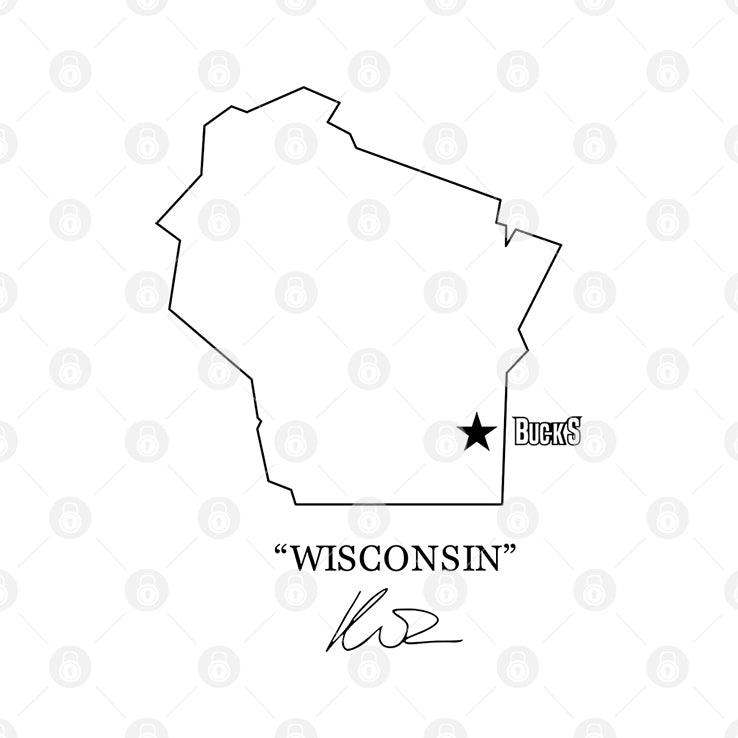 Milwaukee Bucks Bucks Wisconsin T Shirt