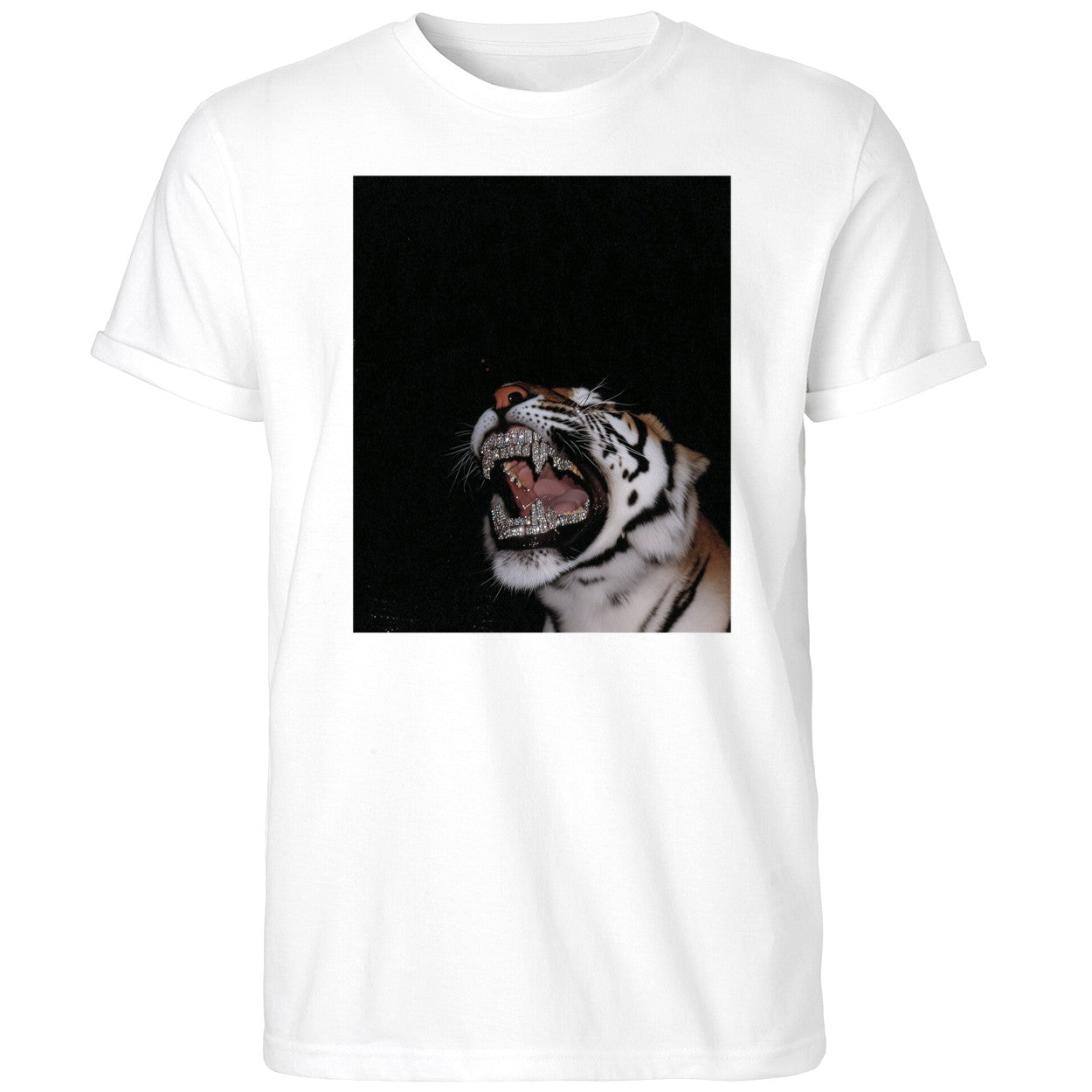 Mini Archillect Tiger With Diamond Grillz Shirt