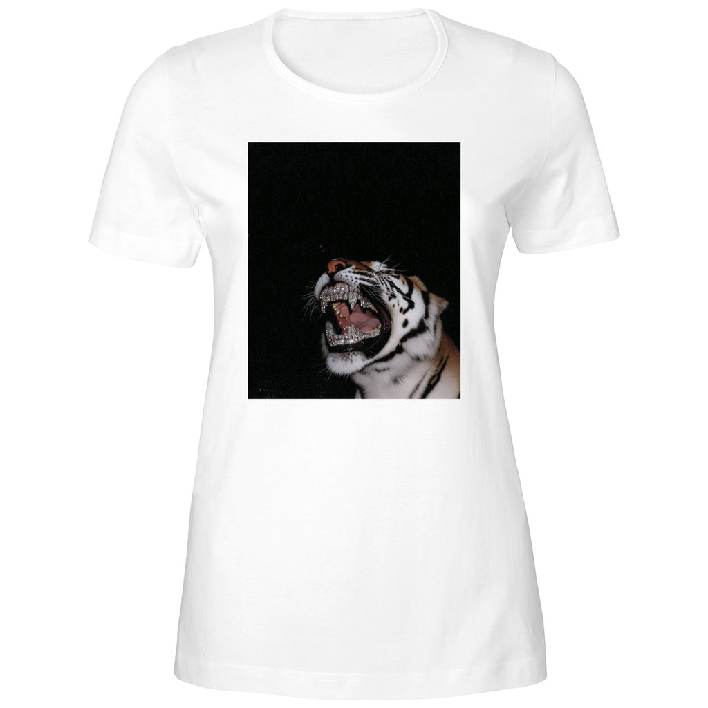 Mini Archillect Tiger With Diamond Grillz Shirt