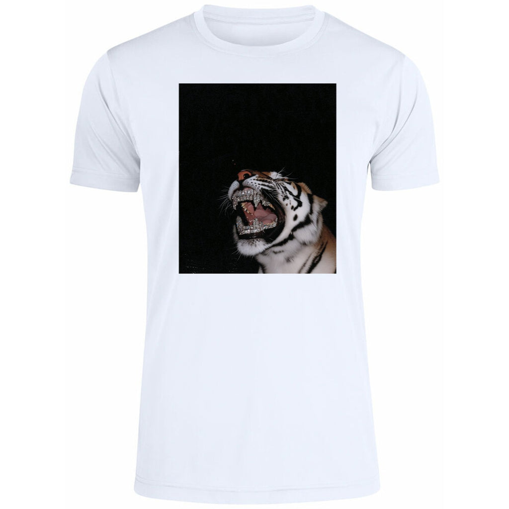 Mini Archillect Tiger With Diamond Grillz Shirt