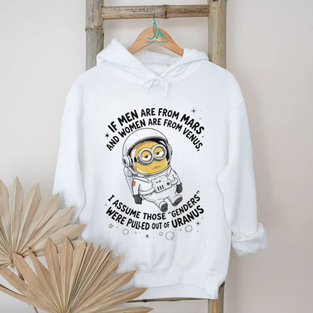 Minion Astronaut Genders From Uranus Funny Space T Shirt