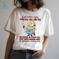 Minion Mechanic 50s Check Engine Light Funny Aging T Shirt