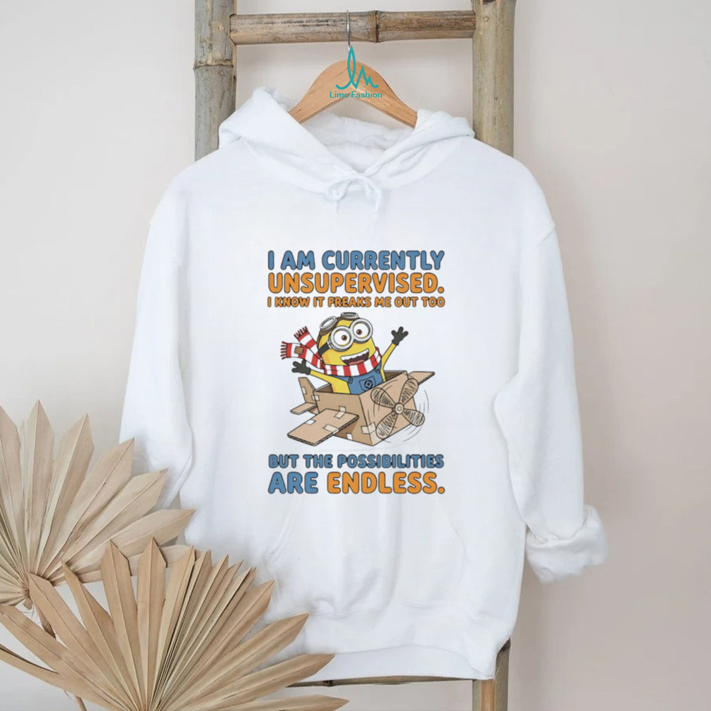 Minion Pilot I Am Currently Unsupervised Possibilities Are Endless T Shirt