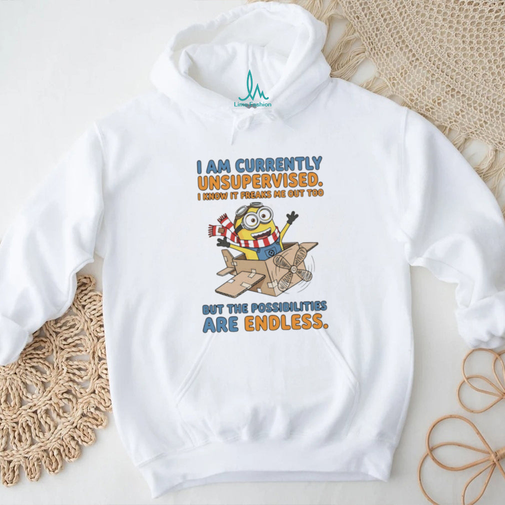 Minion Pilot I Am Currently Unsupervised Possibilities Are Endless T Shirt