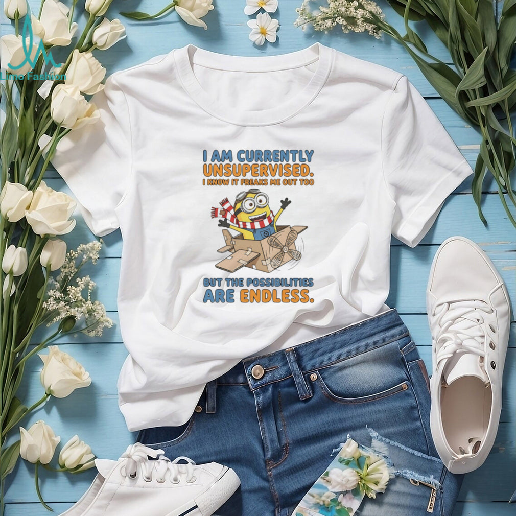 Minion Pilot I Am Currently Unsupervised Possibilities Are Endless T Shirt