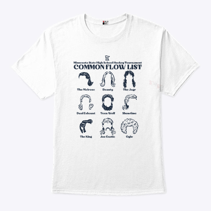 Minnesota State High School Hockey Tournament Common Flow List Hair Shirt
