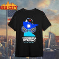 Minnesota Strong State Outline Loon With Heart Logo Shirt