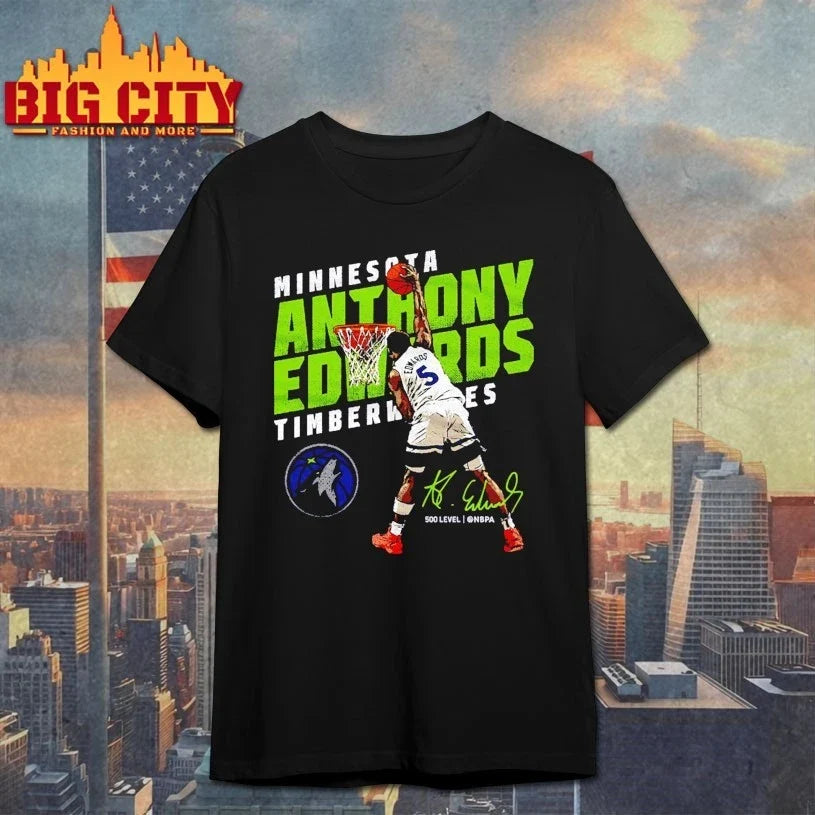 Minnesota Timberwolves Anthony Edwards signature t-shirt