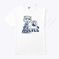 Minnesota Timberwolves Mascot Riding Motorbike T Shirt