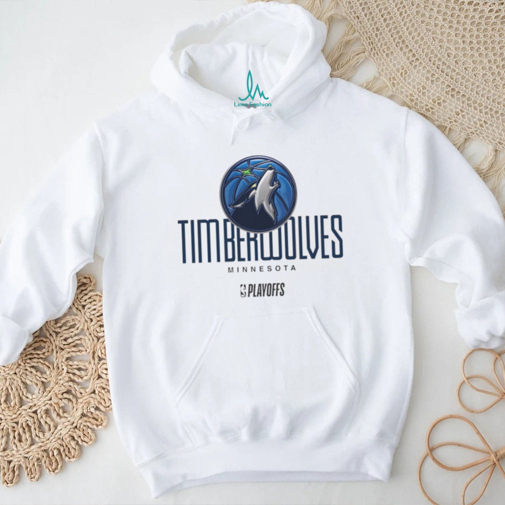 Minnesota Timberwolves NBA Playoffs 2024 White Graphic T Shirt