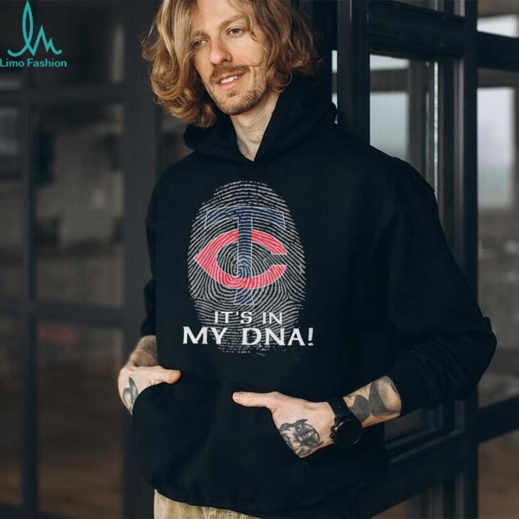 Minnesota Twins Baseball “It’s In My DNA” Fingerprint Graphic T Shirt